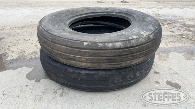 (2) Goodyear Farm Utility 7.60-15 Tires